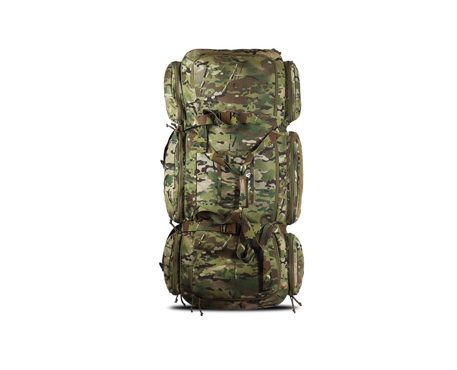 Interactive 360 view of The All Mighty rolling tactical backpack exterior profile
