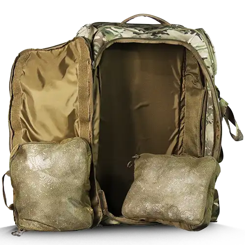 The Mighty rolling tactical backpack interior layer for organized deployment gear